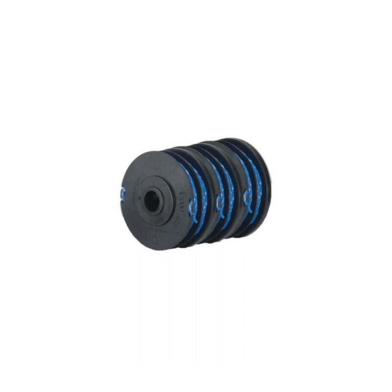 foto del prodotto cyslmuk set di 3 bobine di filo doppio diametro 1,65mm per decespugliatori elettrici rac123