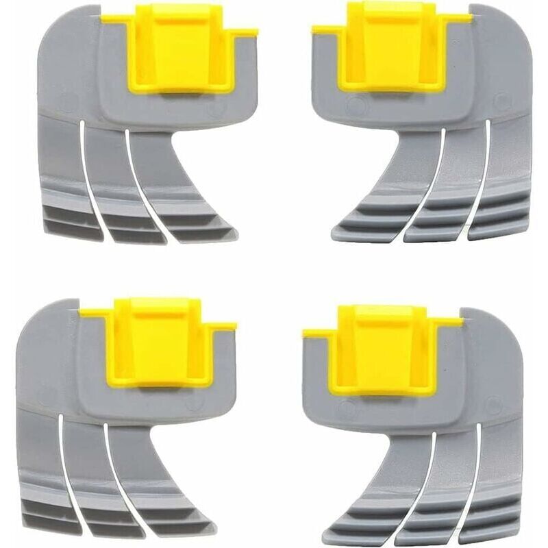 foto del prodotto cyslmuk set di 4 spazzole centrifughe cicloniche r0714400 per pulitore per piscina zodiac mx8 mx6 elite rw accessorio per robot da piscina