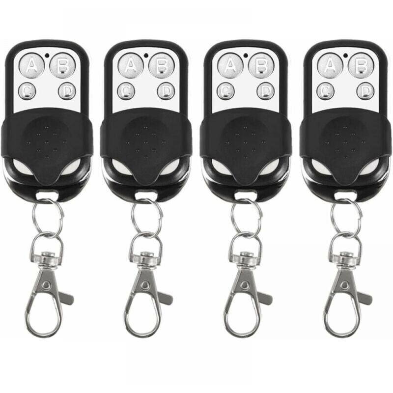 foto del prodotto cyslmuk set di 4 telecomandi universali per porta da garage elettrica 433 mhz ymyny
