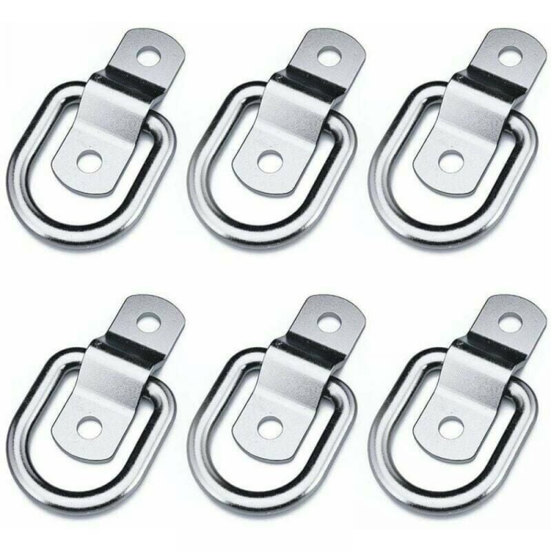 foto del prodotto cyslmuk set di 6 anelli di ancoraggio resistenti per montaggio, fissaggio, cinghia, bitta, gancio, gancio di traino, ancoraggio per rimorchio