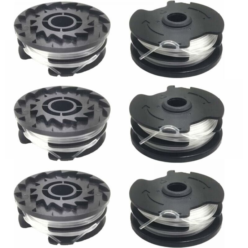 foto del prodotto cyslmuk set di 6 bobine di filo di ricambio per decespugliatore lidl parkside prta 20 li a1, b2, c3, prt 550 a1, a3, prt 300 a1 ymyny