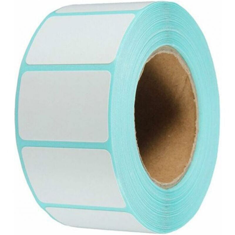 foto del prodotto cyslmuk set di 800 etichette autoadesive bianche, 60 mm x 30 mm, per lattine congelate stampante