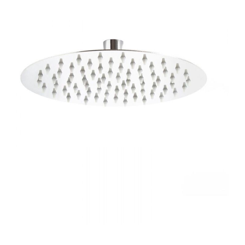 foto del prodotto cyslmuk soffione doccia rotondo da 25 cm, soffione doccia a pioggia, acciaio inossidabile 304, adatto per bagni loy