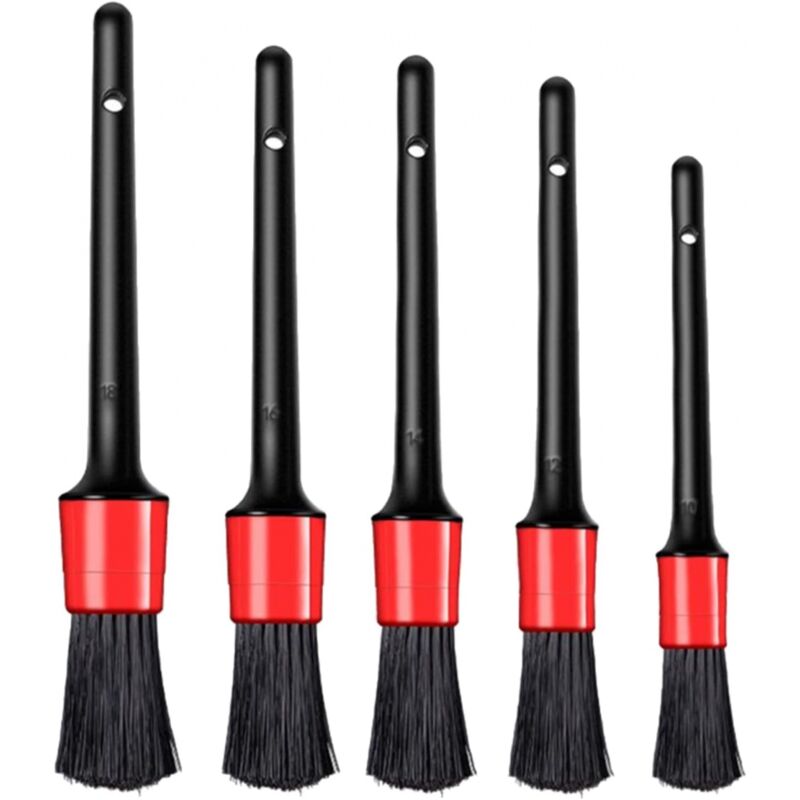 foto del prodotto cyslmuk spazzola per la pulizia, set di 5 spazzole per la pulizia dell auto, set di spazzole per la pulizia, spazzola per la pulizia di auto, moto,