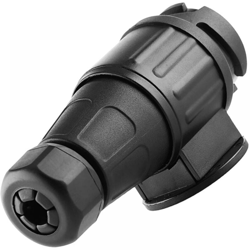 foto del prodotto cyslmuk spina a 13 pin, adattatore per cablaggio elettrico per rimorchio e roulotte a 13 poli da 12 v, presa per gancio di traino