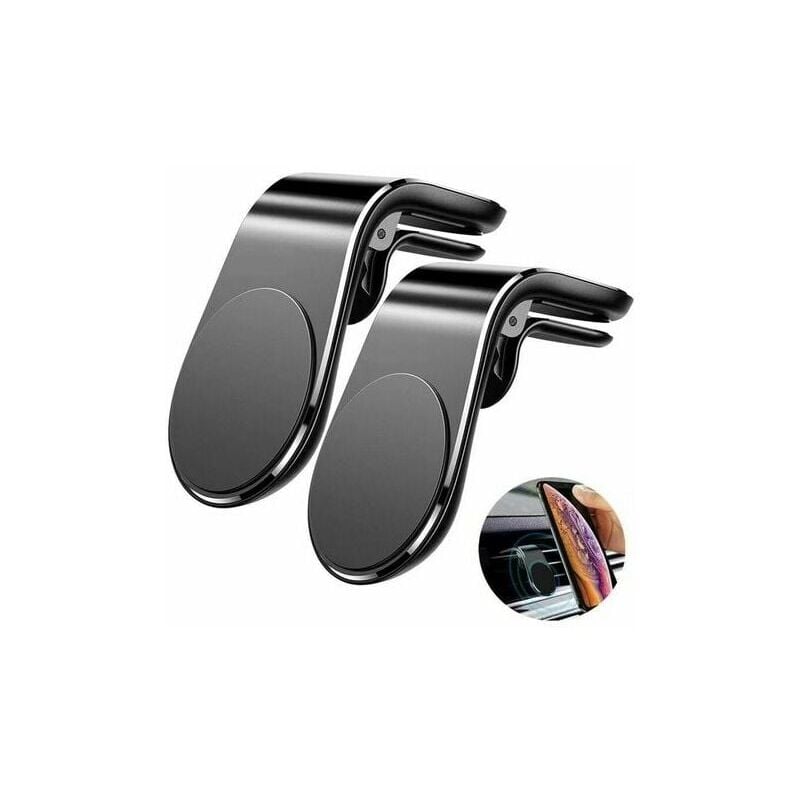 foto del prodotto cyslmuk supporto magnetico per telefono da auto, 2 pezzi supporto per telefono da auto, supporto magnetico per auto per auto