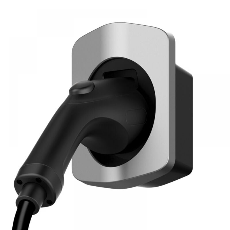 foto del prodotto cyslmuk supporto per cavi da parete di tipo 2, stazione di ricarica per caricabatterie per veicoli elettrici, organizer per riporre i cavi
