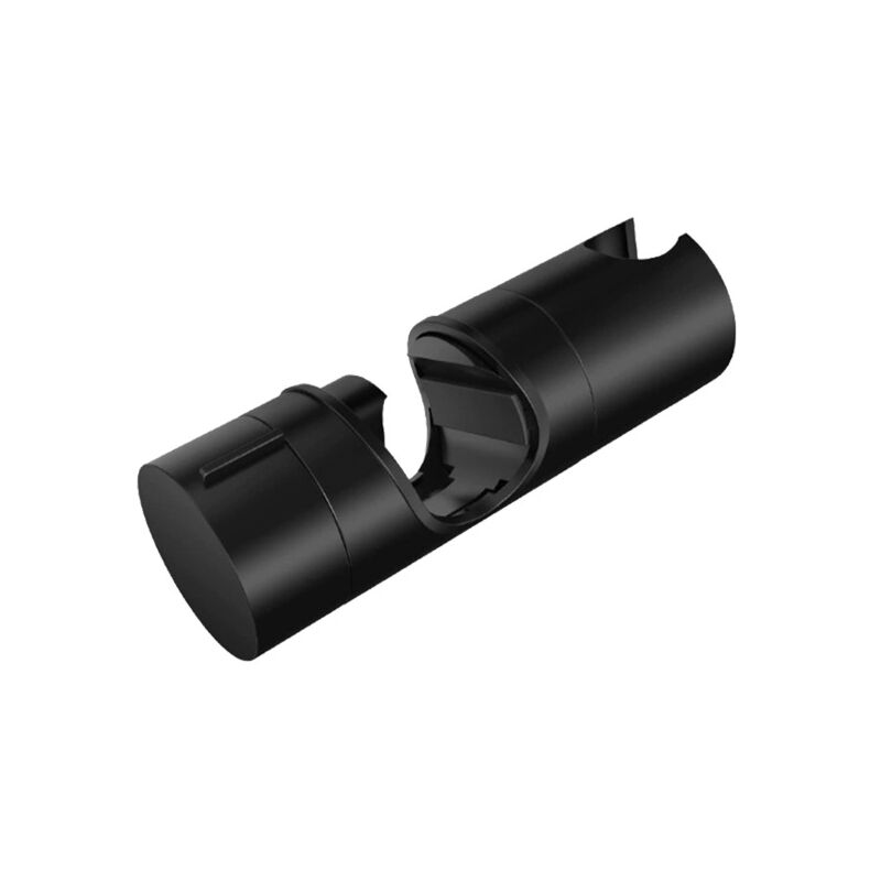 foto del prodotto cyslmuk supporto per doccia, supporto universale per soffione doccia nero per barra doccia da 18 25 mm in abs solido, versione addensata e