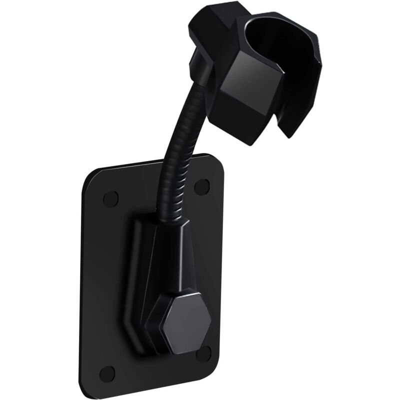 foto del prodotto cyslmuk supporto per soffione doccia adesivo resistente, supporto per doccetta girevole a 360 gradi, supporto per soffione doccia regolabile,
