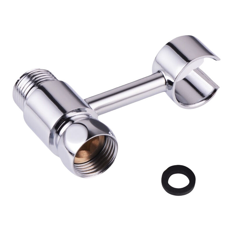 foto del prodotto cyslmuk supporto per soffione doccia da 20 mm, dado di collegamento regolabile a 360 , soffione per wc montato a parete per bagno, sostituzione