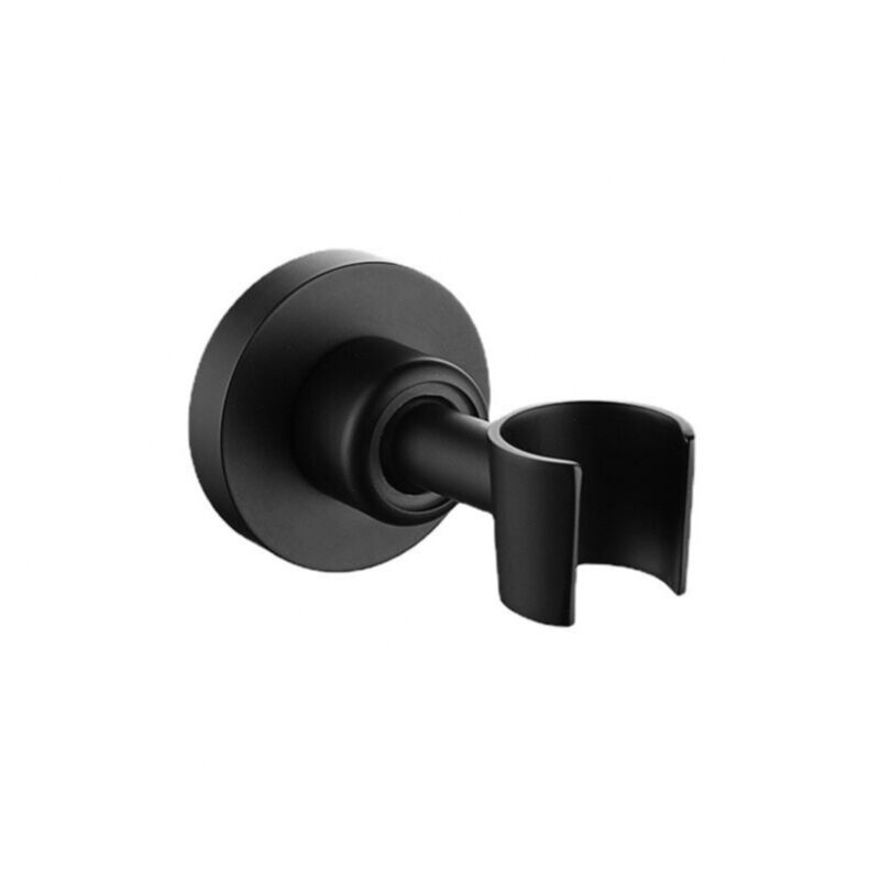 foto del prodotto cyslmuk supporto per soffione doccia in acciaio inox 304 nero supporto per soffione doccia supporto universale per doccetta portatile supporto per