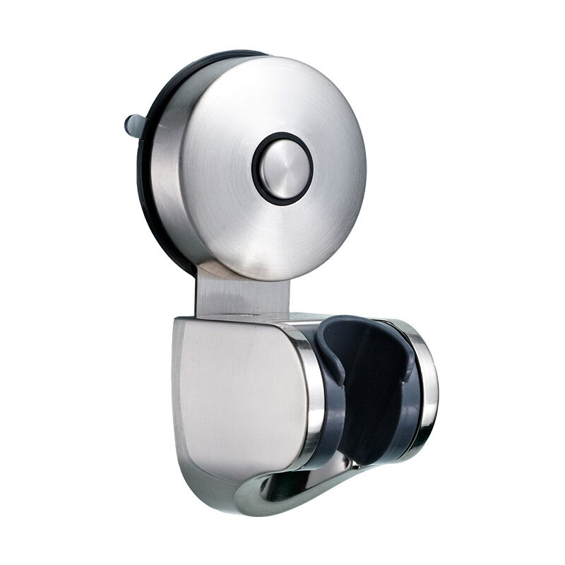 foto del prodotto cyslmuk supporto per soffione doccia supporto per soffione doccia con ventosa in acciaio inox, 4 angoli regolabili