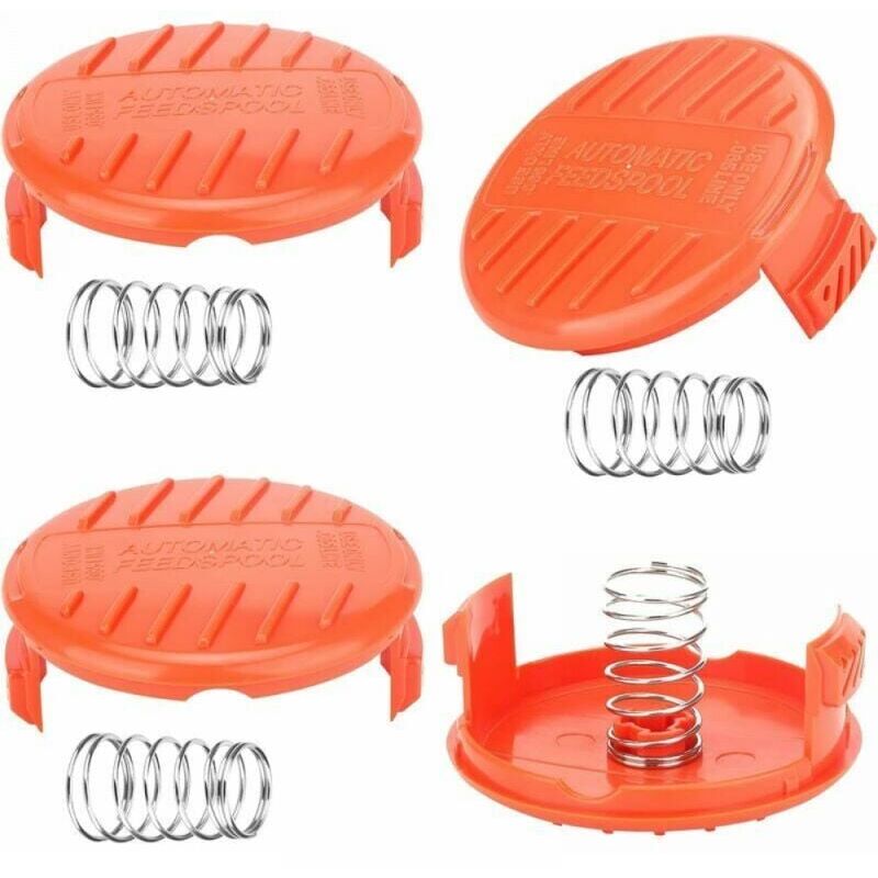 foto del prodotto cyslmuk tappi per rocchetti, 4 pezzi di tappi per rocchetti, tappi per rocchetti per decespugliatore, accessori per decespugliatori, tappi per