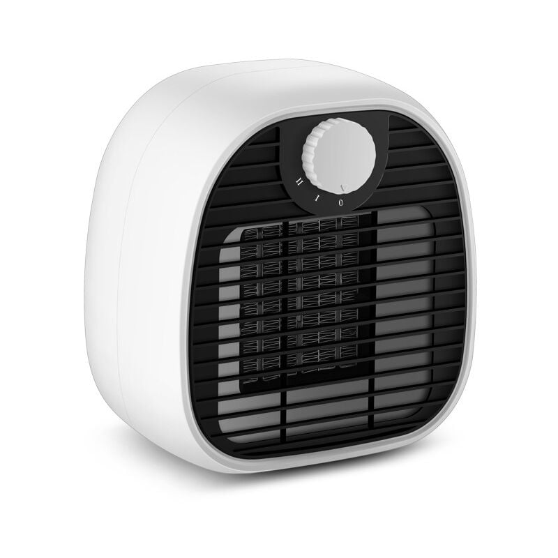 foto del prodotto cyslmuk termoventilatore bianco da parete per bagno, con potenza regolabile e rilevatore di finestra aperta