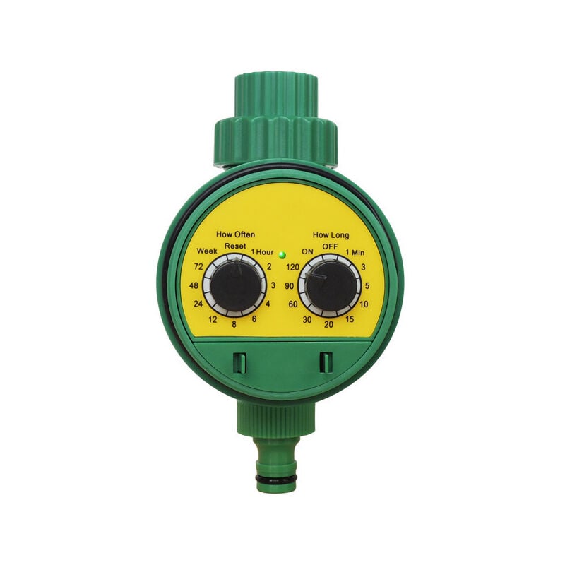 foto del prodotto cyslmuk timer per irrigazione automatico, timer per rubinetto digitale programmabile, controller intelligente per irrigazione a pioggia, sistema di