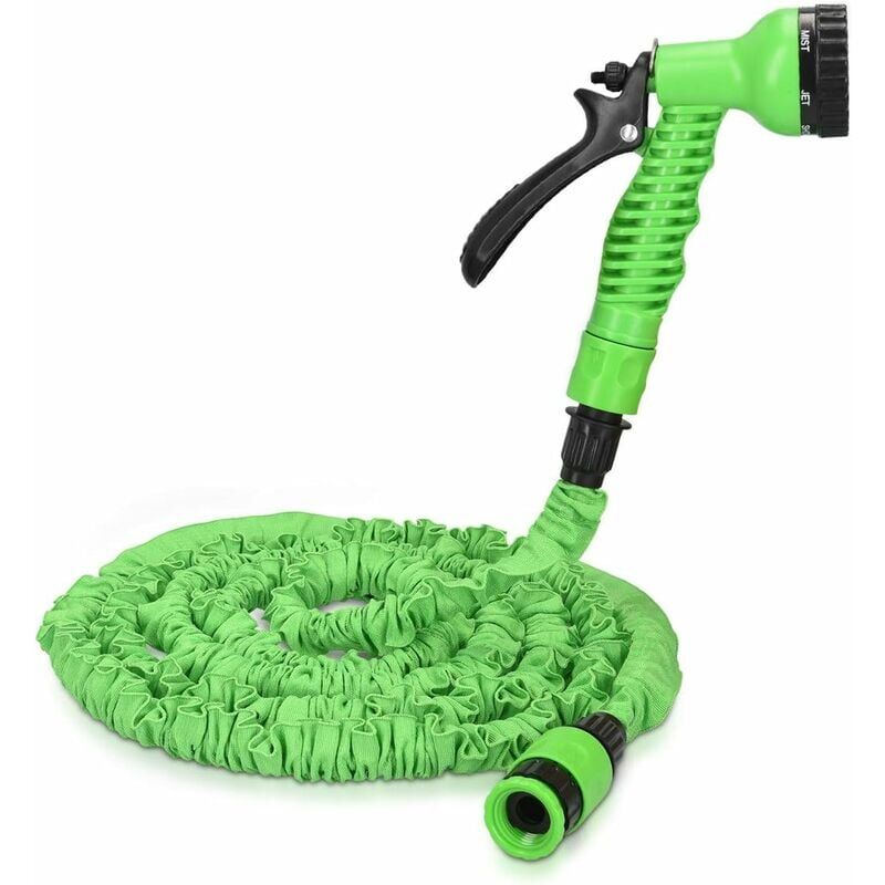 foto del prodotto cyslmuk tubi da giardino tubo flessibile espandibile da 30 m tubo da giardino con raccordi in ottone ugelli a 7 funzioni per annaffiare il giardino