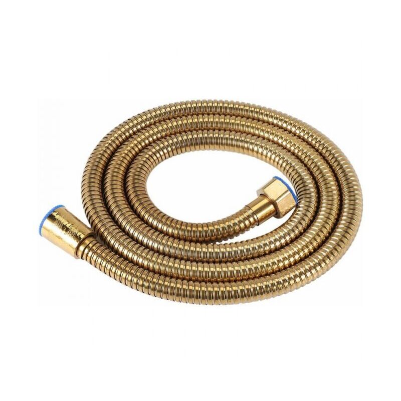 foto del prodotto cyslmuk tubo flessibile per doccia in acciaio inossidabile lungo da 1,5 m, colore oro ymyny