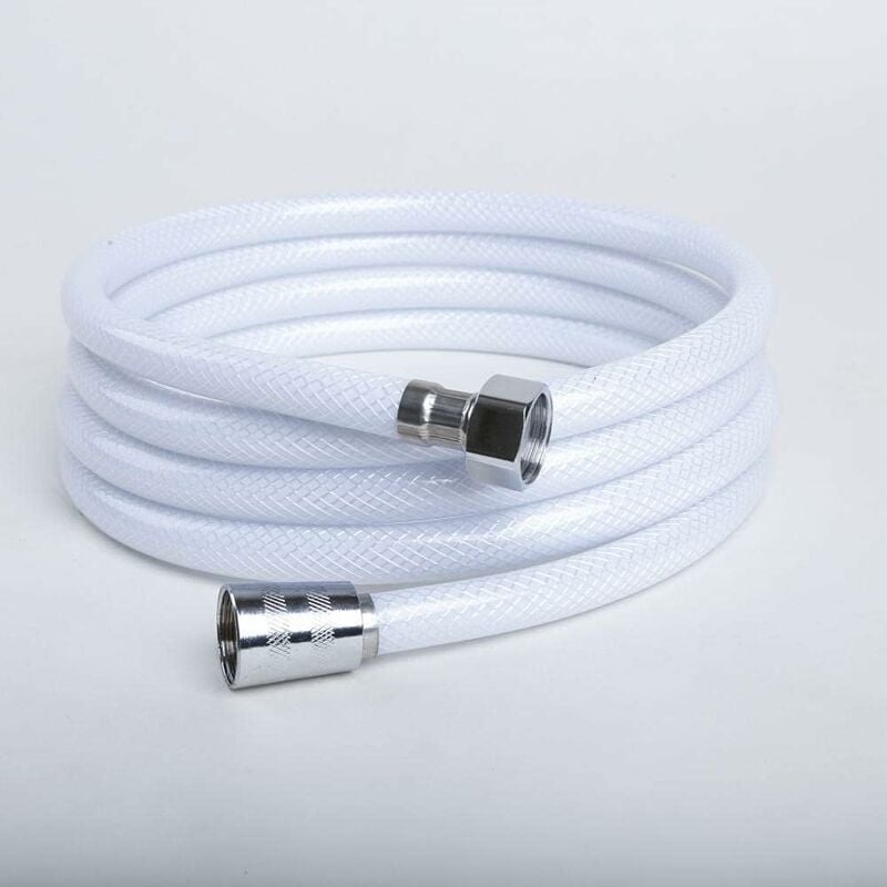immagine 0 del prodotto cyslmuk tubo flessibile per doccia in pvc da 2 m, ricambio universale g1 2, flessibile antirottura e resistente ad alta pressione ymyny