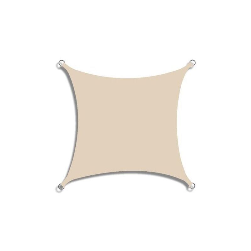 foto del prodotto cyslmuk vela ombreggiante 3 x 4 m, tessuto di protezione solare, traspirante, permeabile all acqua, per terrazza, giardino, balcone, campeggio,