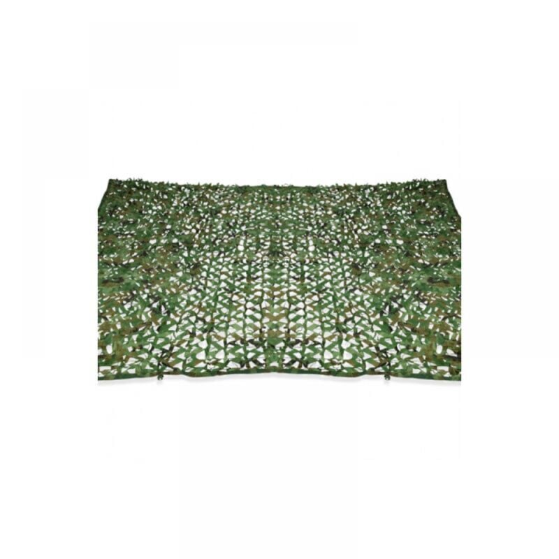 foto del prodotto cyslmuk vela ombreggiante rettangolare con design mimetico, 3x4 m, rete verde