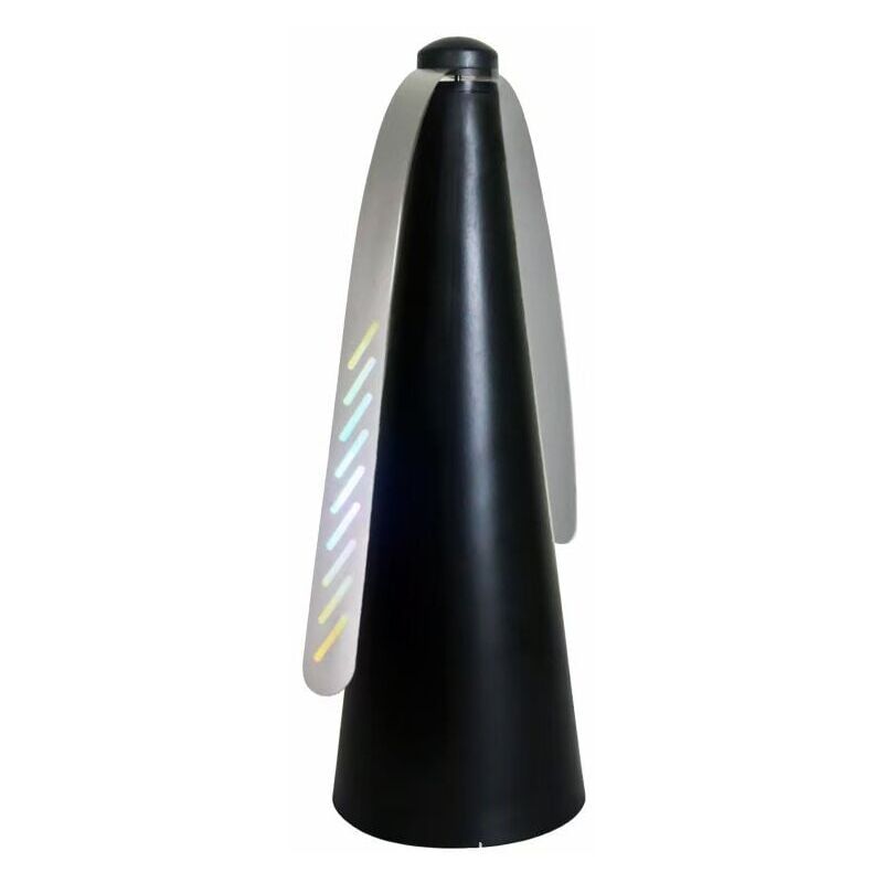 foto del prodotto cyslmuk ventilatore anti zanzare nero da 1 pezzi con 2 pale per tenere mosche e insetti lontani dal cibo, adatto per cene in famiglia, picnic e