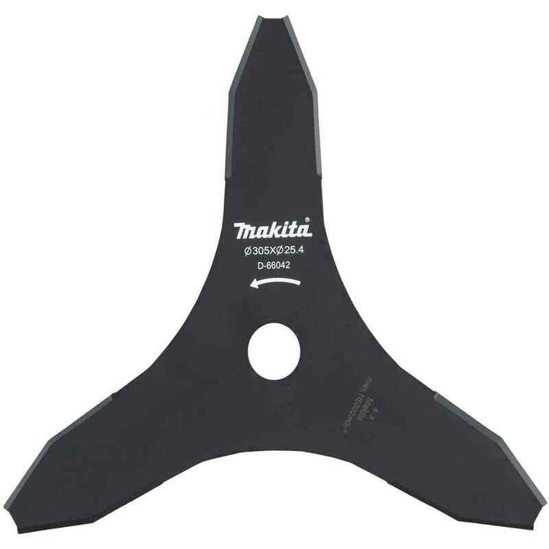foto del prodotto d 66042 lama decespugliatori 305mm foro 25,4mm 3 denti sp 3,0mm makita