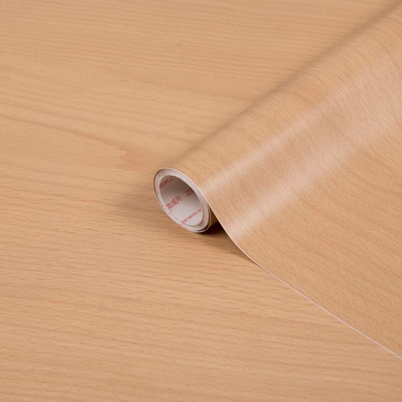 foto del prodotto d c fix pellicola adesiva per mobili legno faggio del tirolo marrone pvc plastica vinile impermeabile decorativa per cucina, armadio, porta carta