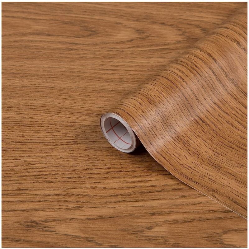 foto del prodotto d c fix pellicola adesiva per mobili legno quercia rovere luce marrone pvc plastica vinile impermeabile decorativa per cucina, armadio, porta carta
