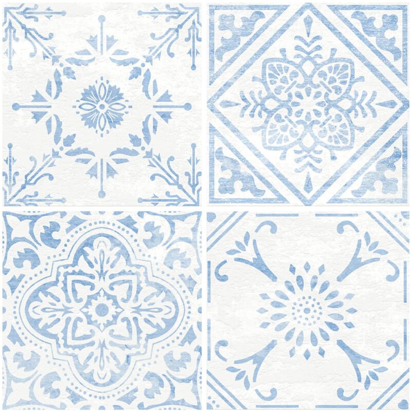 foto del prodotto d c fix piastrelle adesive pavimento stile vintage 11 pezzi pvc vinile impermeabile rivestimento vinilico listoni mattonelle per uso interno,