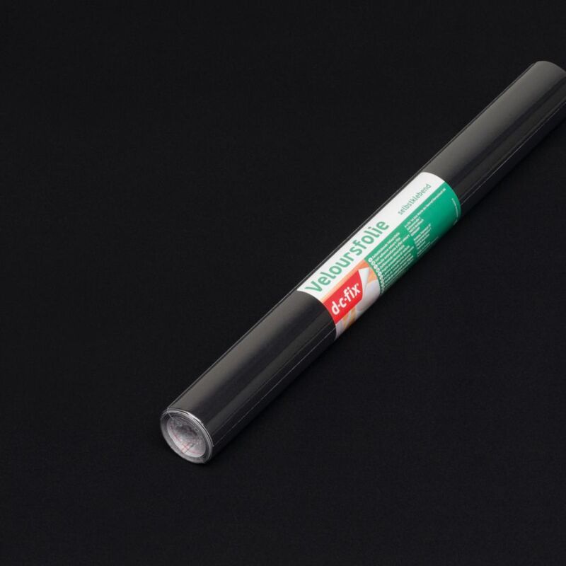 foto del prodotto d c fix plastica adesiva dc fix mini 45x1 velluto nero