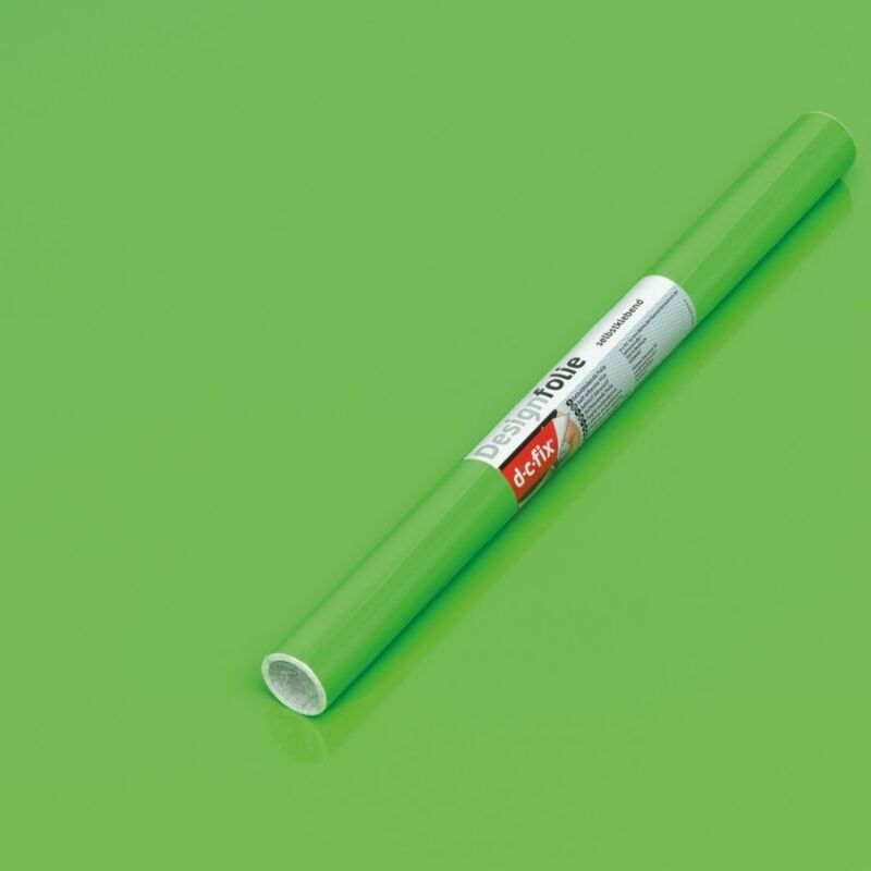 foto del prodotto d c fix plastica adesiva verde pisello lucido dc fix mini 45x200 cm