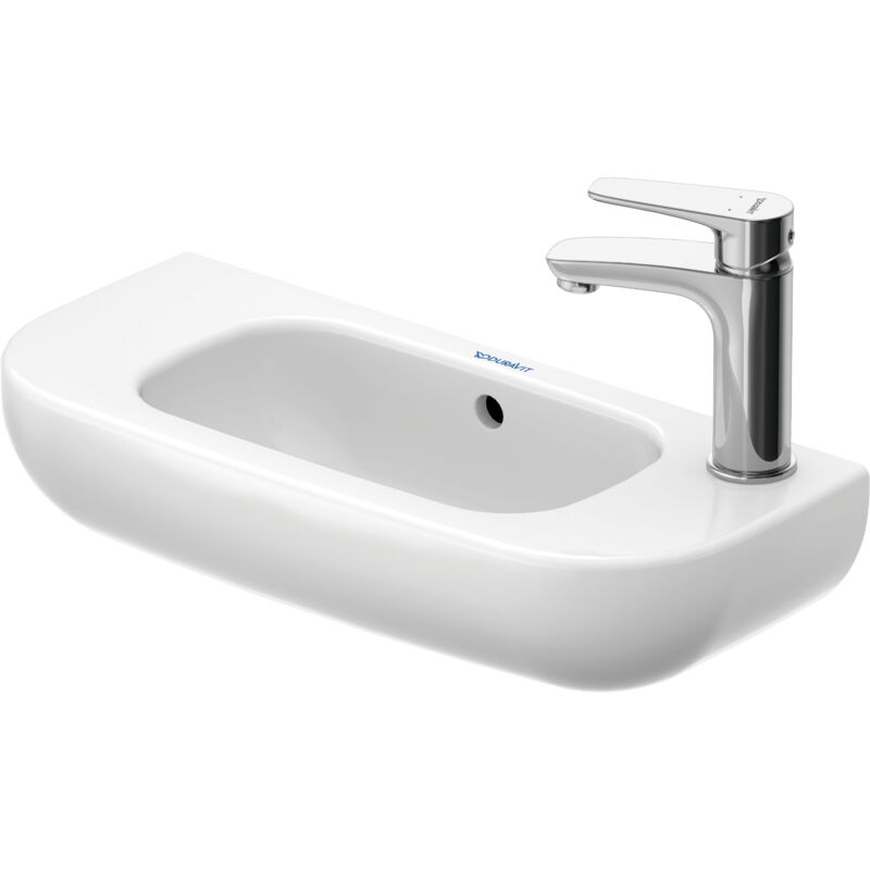 foto del prodotto d-code lave-mains, avec trou pour robinetterie à droite, - duravit