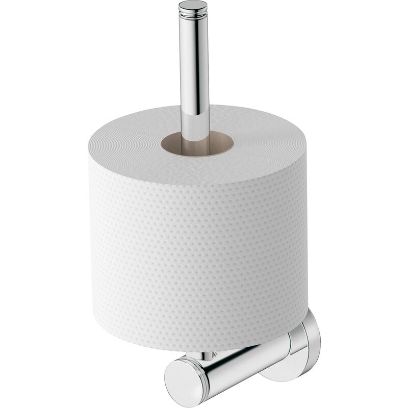 foto del prodotto d codice porta rotolo di ricambio, ottone, argento, 48x48x220 mm duravit
