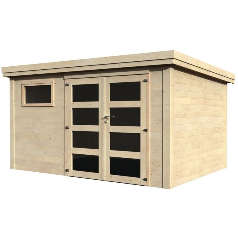 foto del prodotto décor et jardin - casa 365x275 in legno 28 mm da giardino rimessa per attrezzi casetta depandance