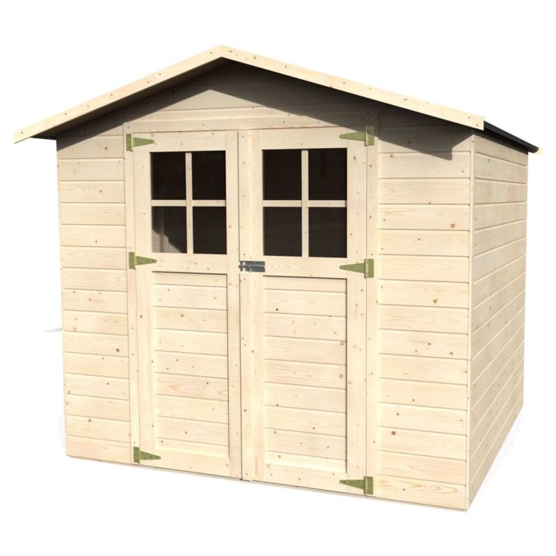 foto del prodotto d cor et jardin casetta in legno da giardino box ripostiglio 229x202 cm porta attrezzi esterno