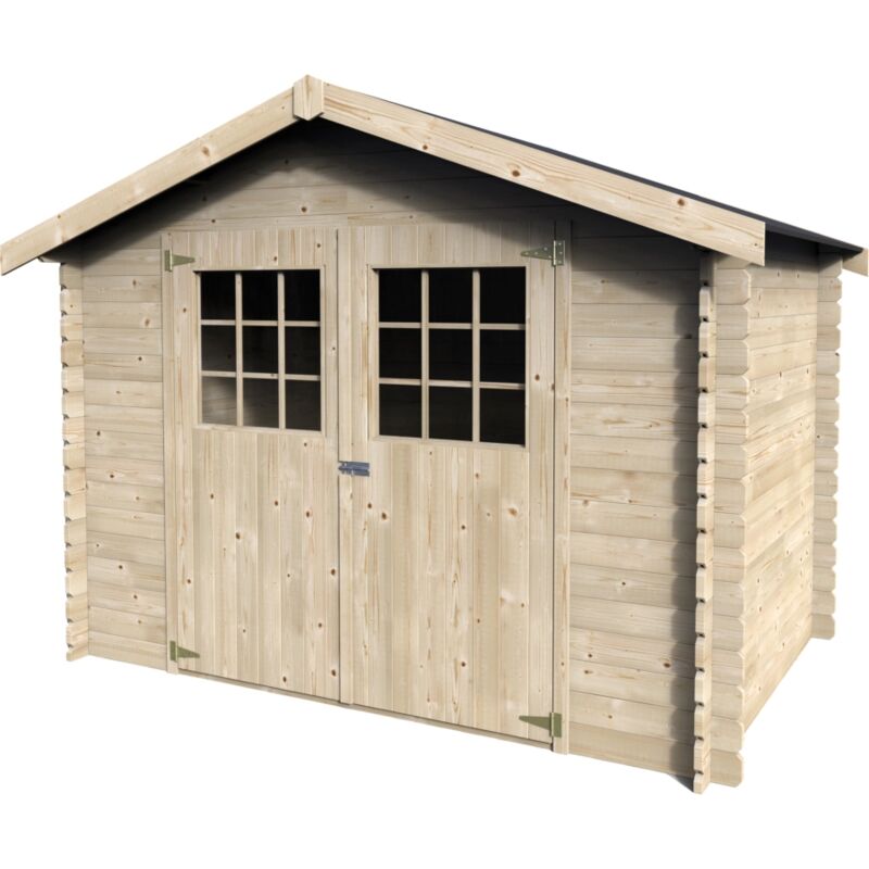 foto del prodotto d cor et jardin casetta in legno da giardino decor et jardin flodova in abete bianco nordico 317x213x232 cm