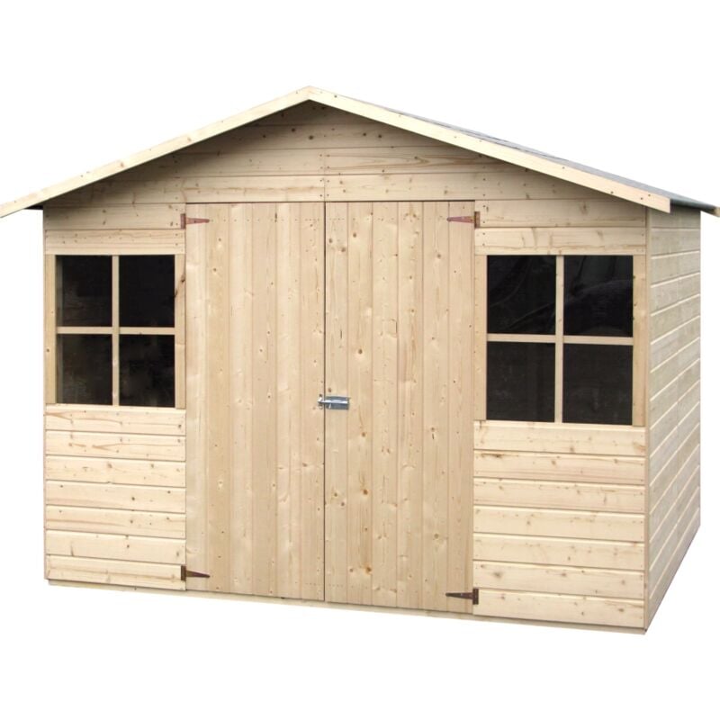 foto del prodotto d cor et jardin casetta in legno da giardino decor et jardin lopun in abete bianco nordico 289x202x210 cm