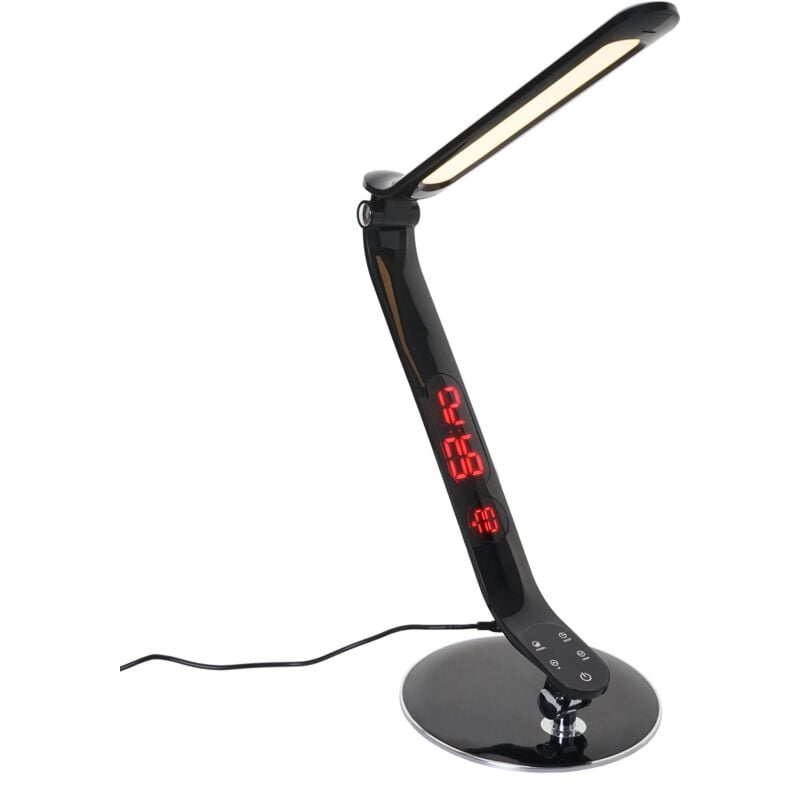 foto del prodotto d coshop26 comodino lampada da scrivania lampada da scrivania con sveglia orologio digitale con funzione sveglia 040005418