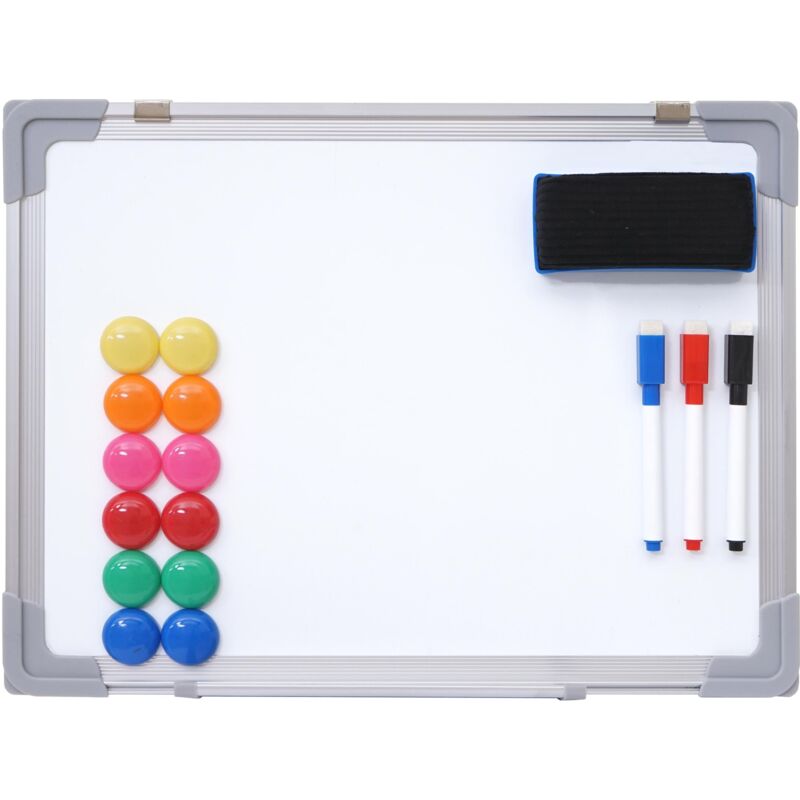 foto del prodotto d coshop26 lavagna magnetica memo tabellone accessori inclusi 40x30cm 040005118