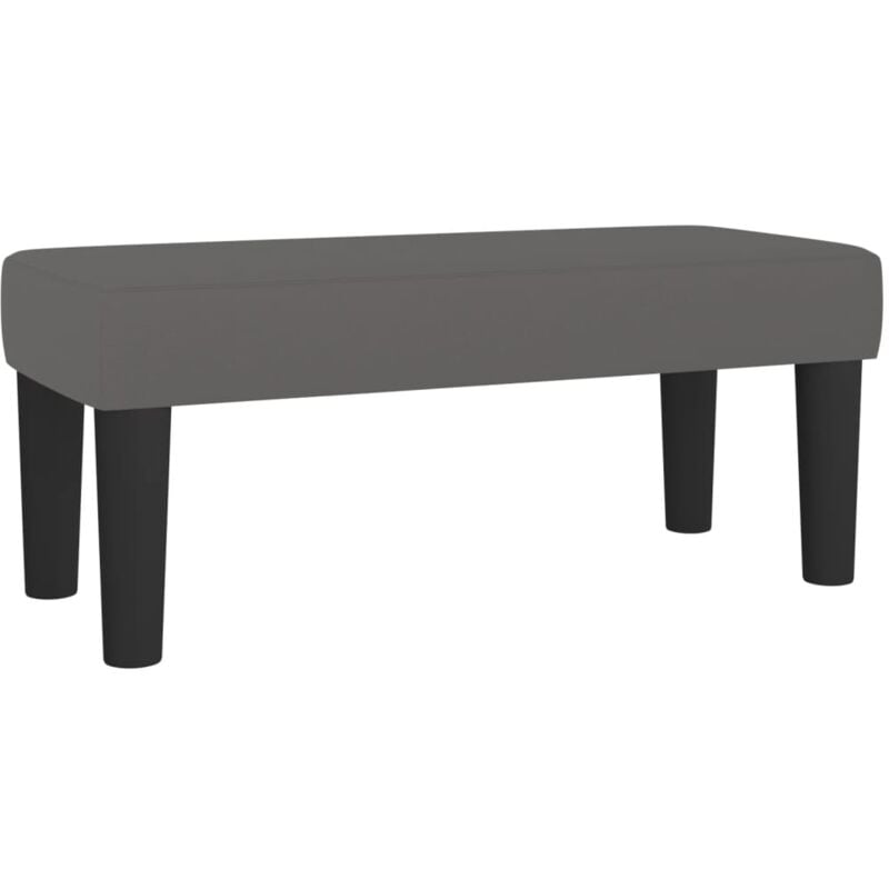 immagine 0 del prodotto d coshop26 panca letto dal design classico 70 x 30 x 30 cm in pvc grigio dec024671