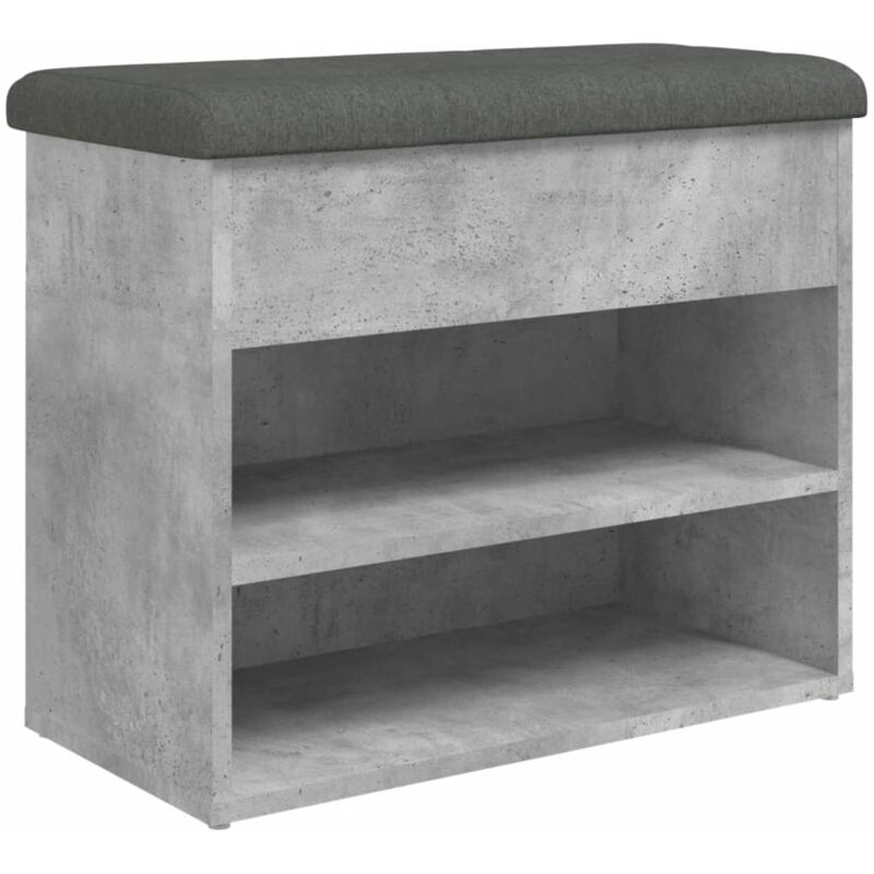 foto del prodotto d coshop26 panca portascarpe grigio cemento 62 x 32 x 50 cm multistrato grigio dec024904