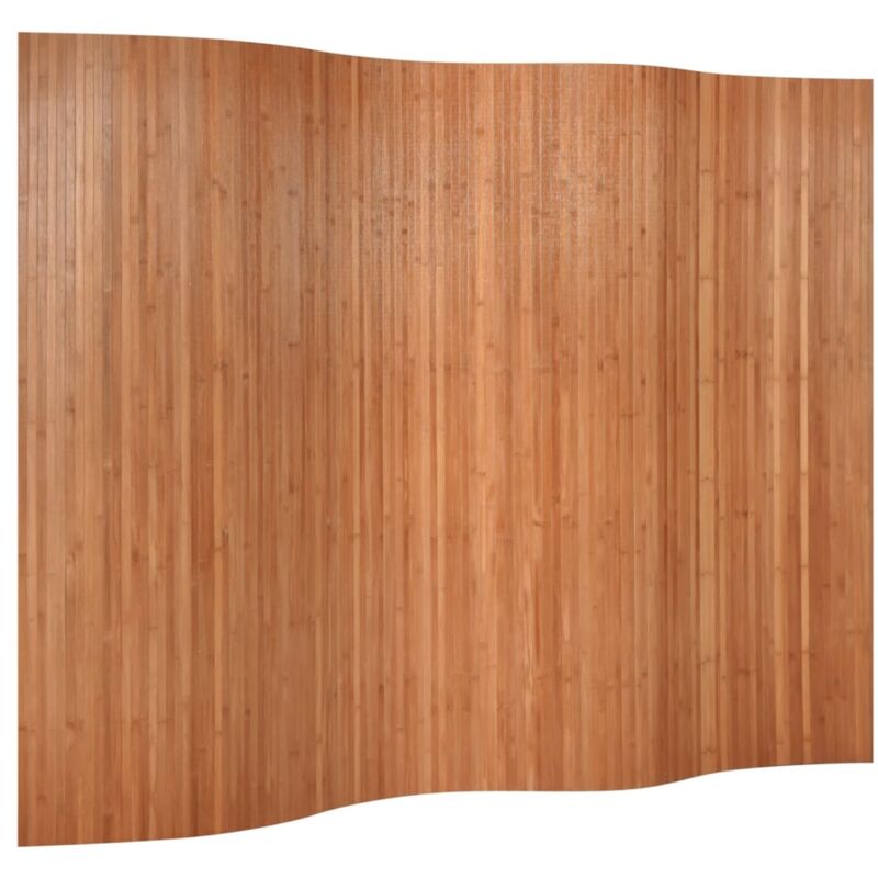 foto del prodotto d coshop26 paravento divisorio 165 x 250 cm bamb marrone dec031147