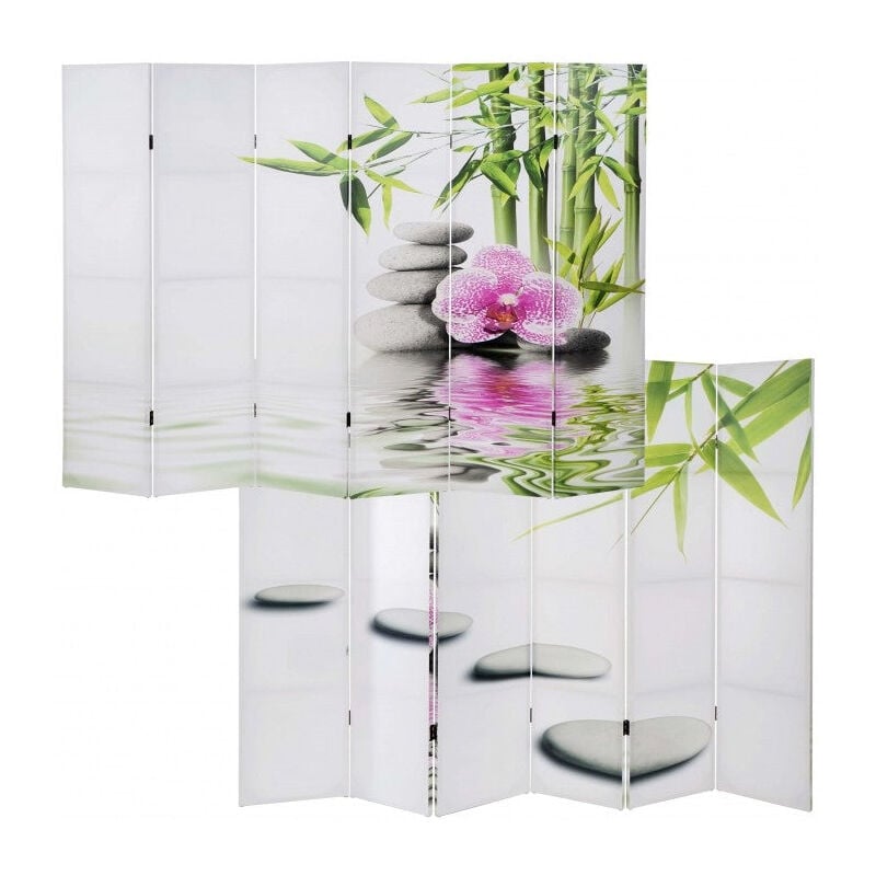 foto del prodotto d coshop26 - paravento divisorio a 6 pannelli 180x240 cm modello orchidea par04024