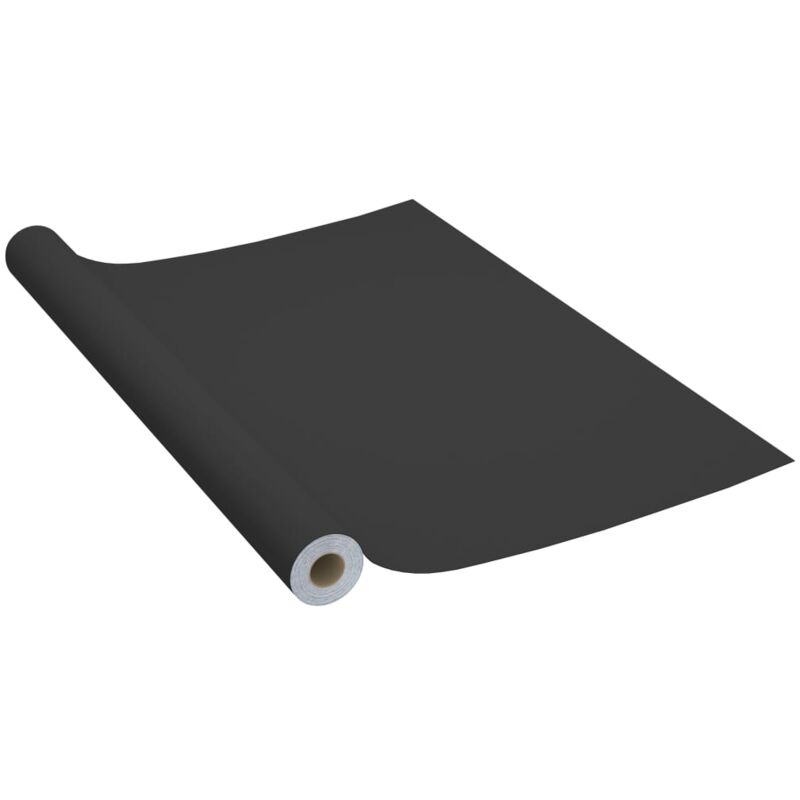 foto del prodotto d coshop26 pellicola autoadesiva per mobili nero 500x90 cm pvc dec022138