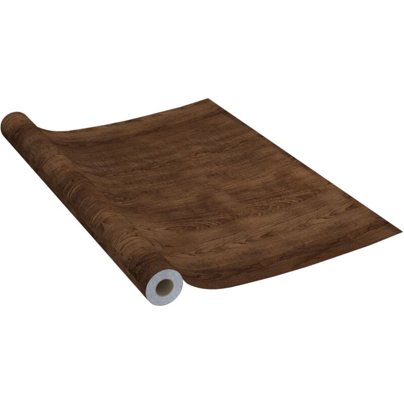foto del prodotto d coshop26 pellicola autoadesiva per mobili rovere scuro 500x90 cm pvc dec022134