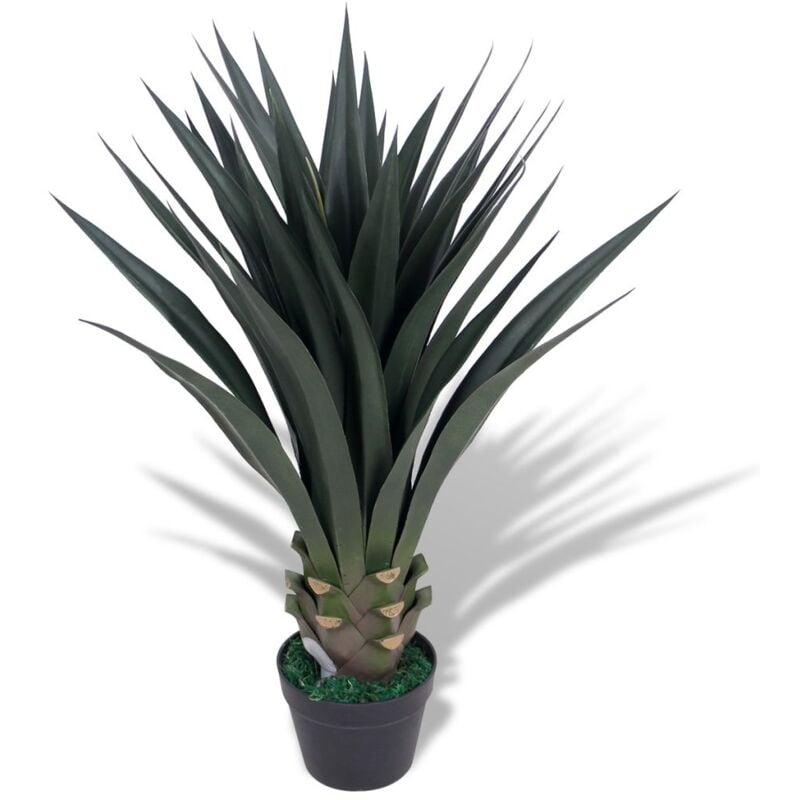 immagine 0 del prodotto d coshop26 pianta artificiale con vaso di yucca 90 cm verde dec021910