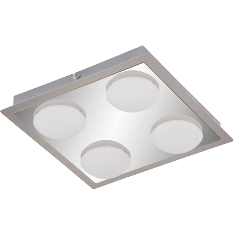 foto del prodotto d coshop26 plafoniera led briloner plafoniera lampada da bagno, con 4 lampadine 040001382