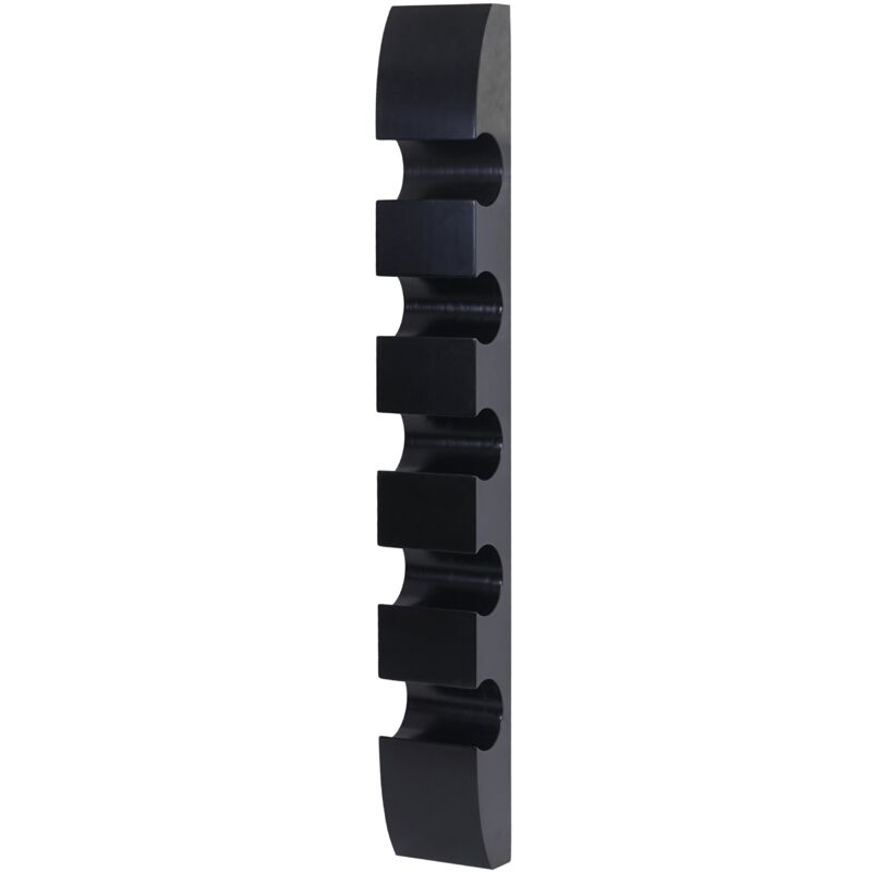 foto del prodotto d coshop26 portabottiglie portabottiglie da parete, per 5 bottiglie 99x13x9cm nero 040002519