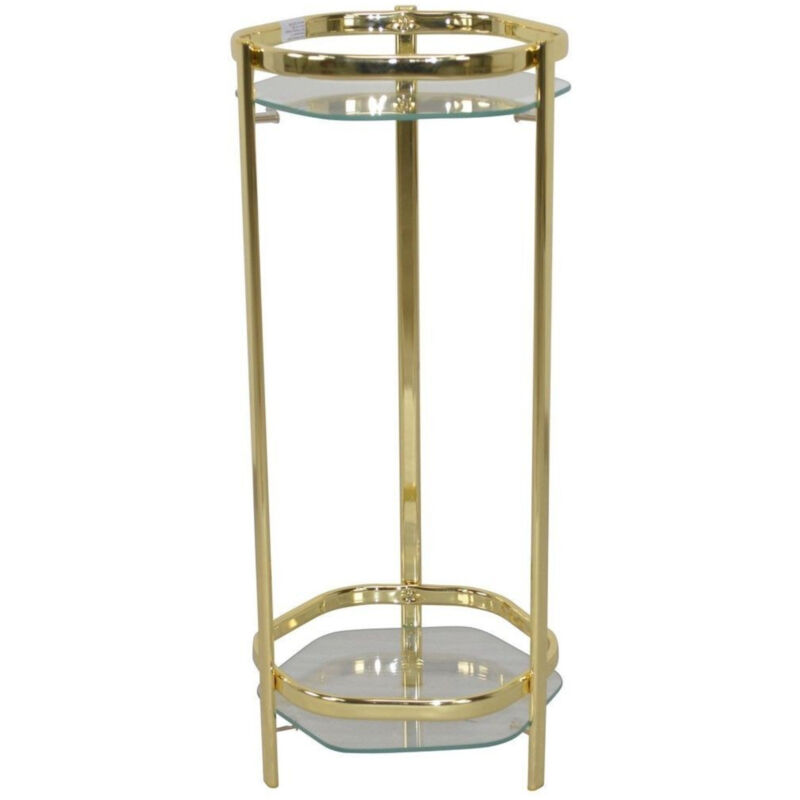 foto del prodotto d coshop26 portapiante mensola in metallo color ottone 66 cm med05115
