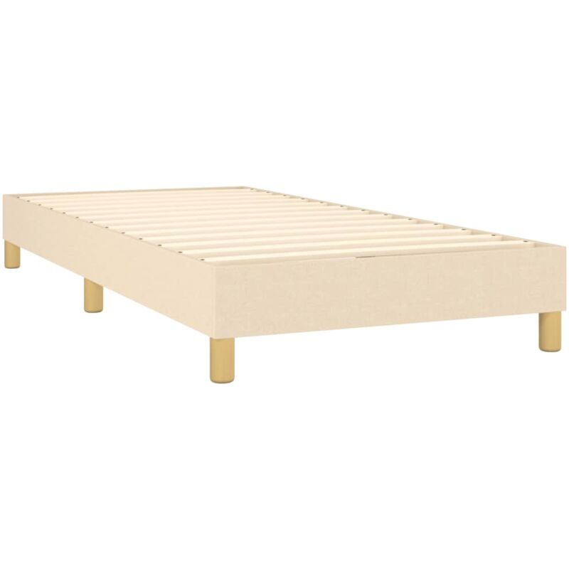 foto del prodotto d coshop26 rete a doghe su gambe giroletto 80x200 cm tessuto panna tdl0207246